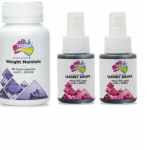 123 DIET®   2 DROPS (BERRY)  &  1 Maintain
